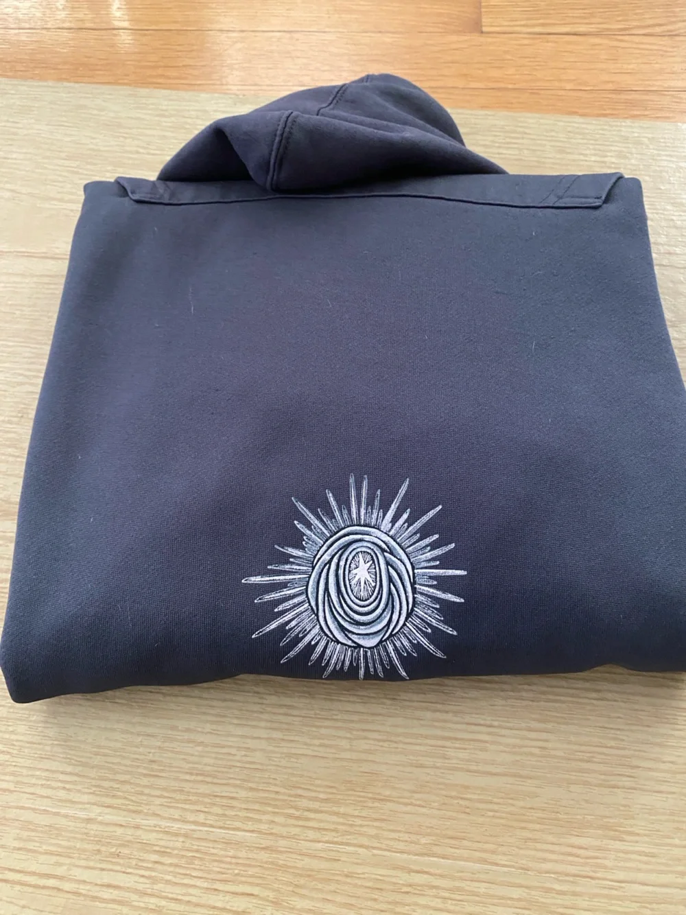 LIB Technologies pullover sweatshirt in black/grey. - Picture 2 of 13